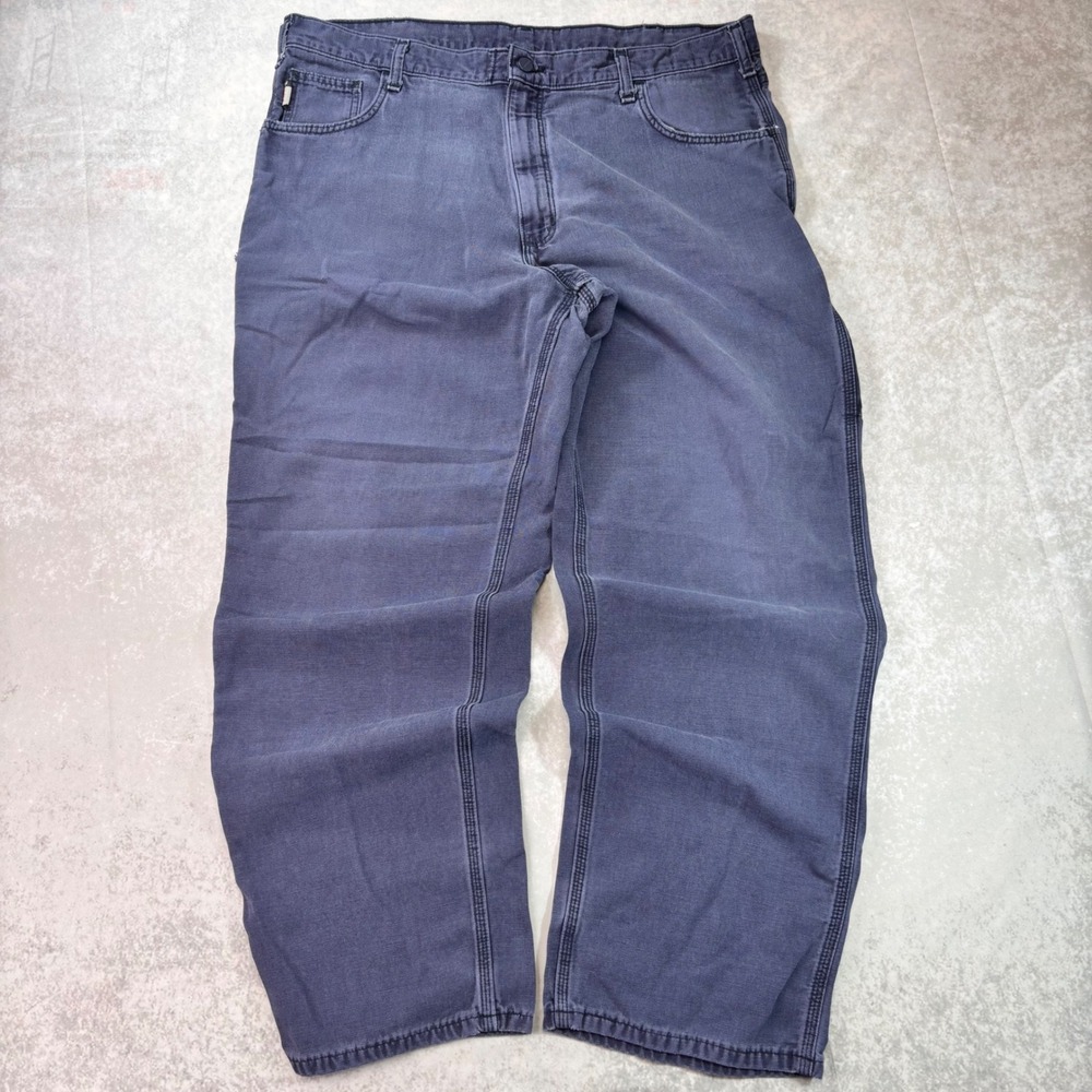 Carhartt FR Flame Resistant Utility Work Pants Blue 40x32 Relaxed Fit F159